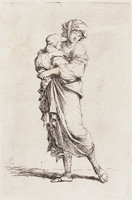 TvB G 3876
<br/>
Staande vrouw met een baby in de armen
<br/>
<em>Rosa, Salvator (1615-1673)</em>